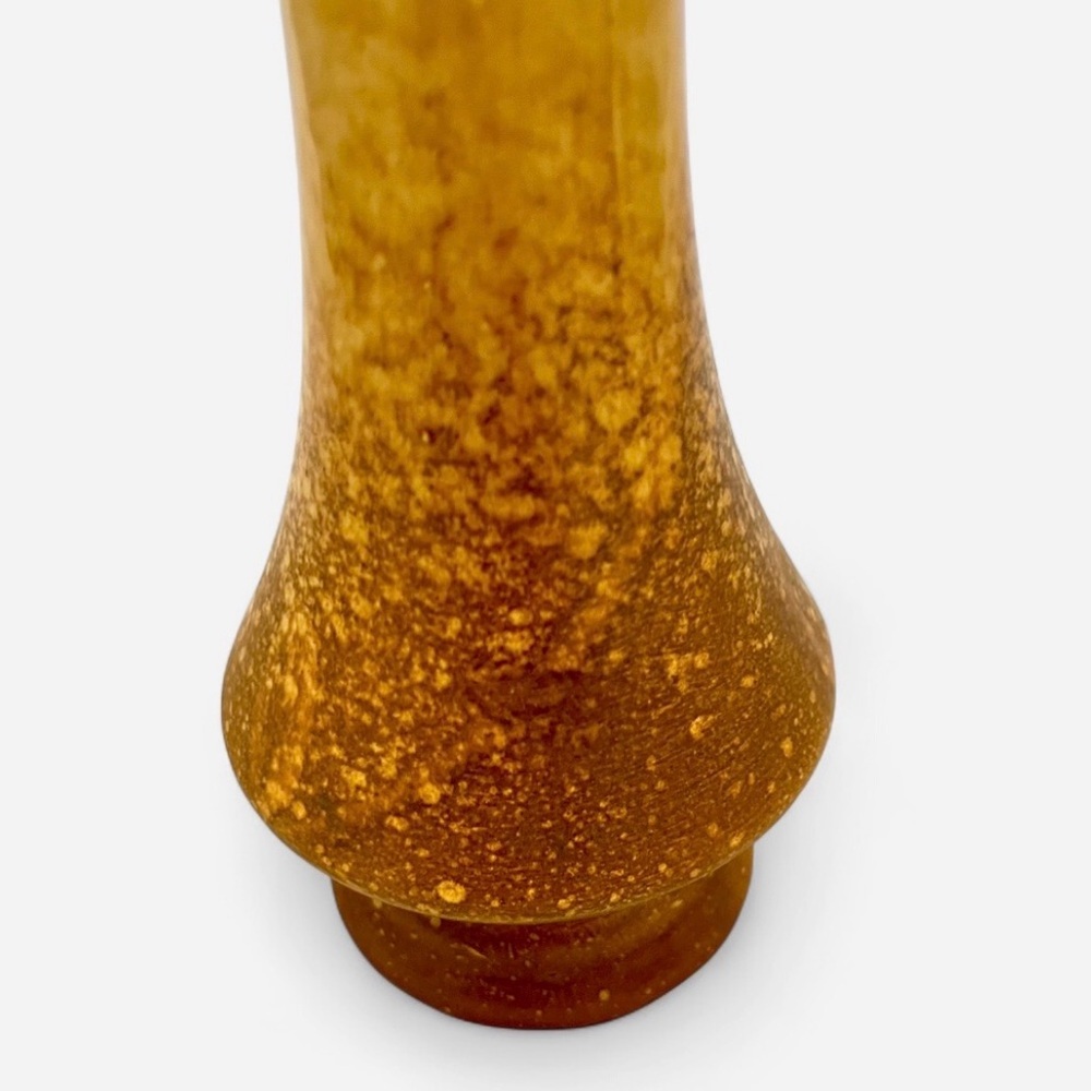 Haeger Golden Brown Speckled Vase, Signed #233 ~9" Vintage EUC - Picture 3 of 11